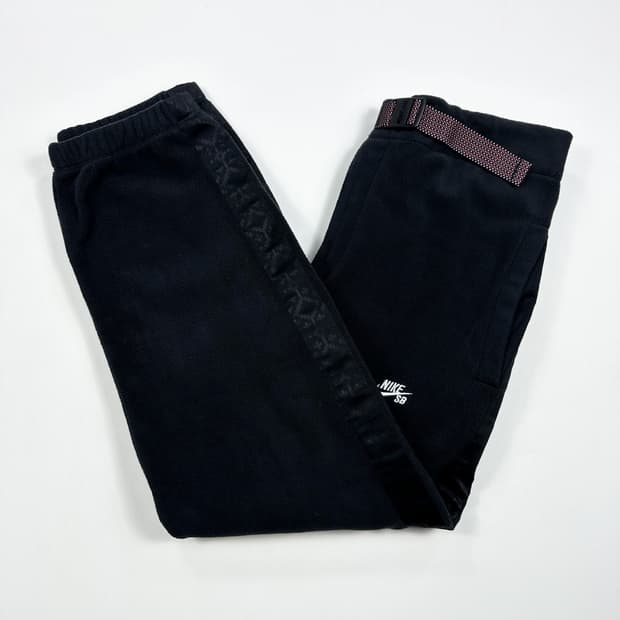 나이키 sb 벨티드 플리스 조거팬츠 블랙 M