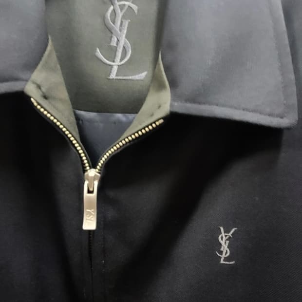 입생로랑 옴므 점퍼 자켓 블랙 95