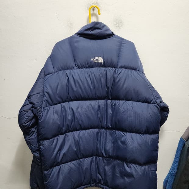 노스페이스 센터로고 한정판 구스다운