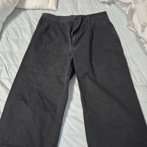 메르고 노스트 레귤러 치노 팬츠 블랙 m사이즈