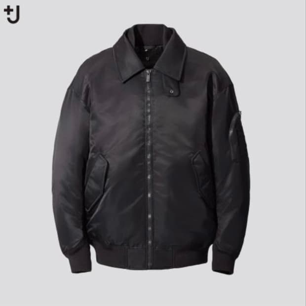 (교환)유니클로 질샌더 +j ma-1 블루종 L->M