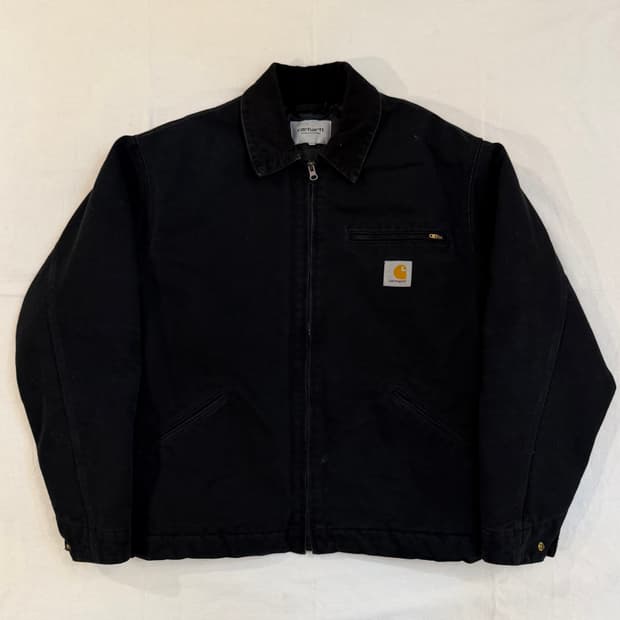 칼하트 WIP OG 디트로이트 워크자켓 블랙