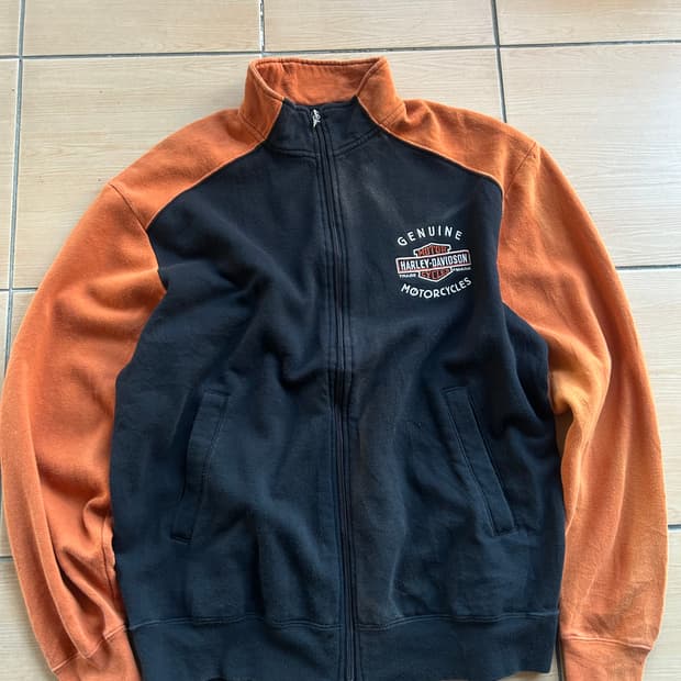 빈티지 할리데이비슨 스웻집업자켓