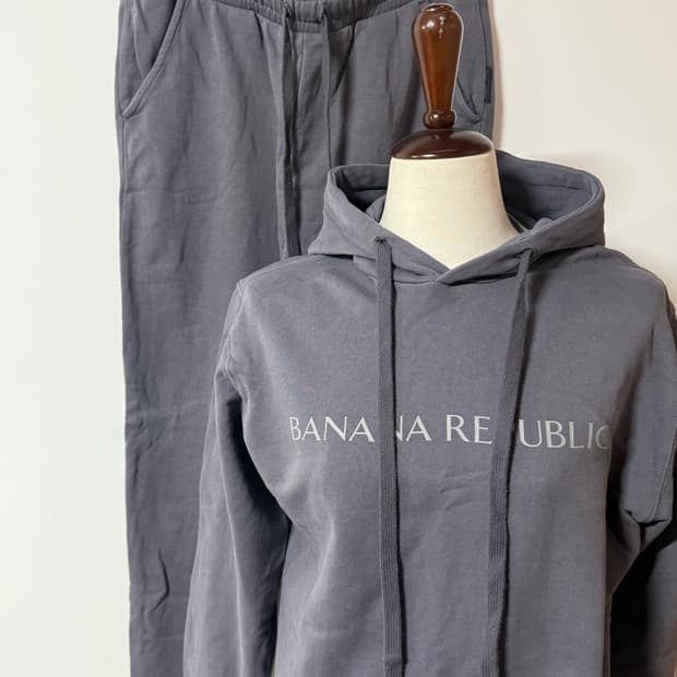 바나나 리퍼블릭 후드티+조거팬츠 셋업 M