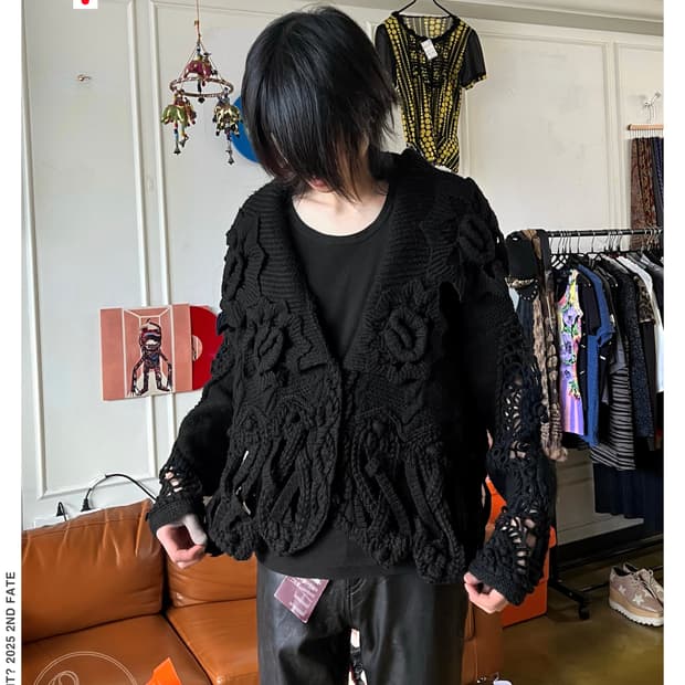1980s KANSAI O2 Archive Floral Cardigan