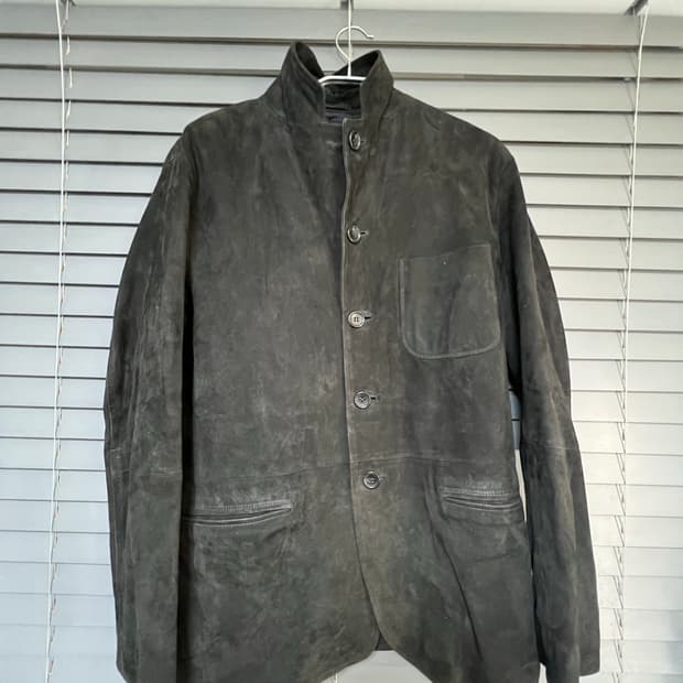 이세이 미야케 스웨이드 자켓 