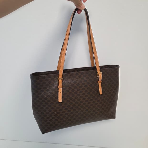 CELINE 셀린느 정품 마카담 빈티지 쇼퍼백 숄더백