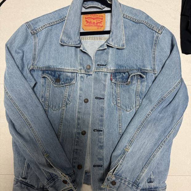 리바이스 연청 자켓 라지사이즈