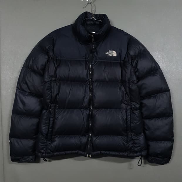 여성 85 (M) 노스페이스 700필 눕시 구스다운 푸퍼 패딩 점퍼 블랙