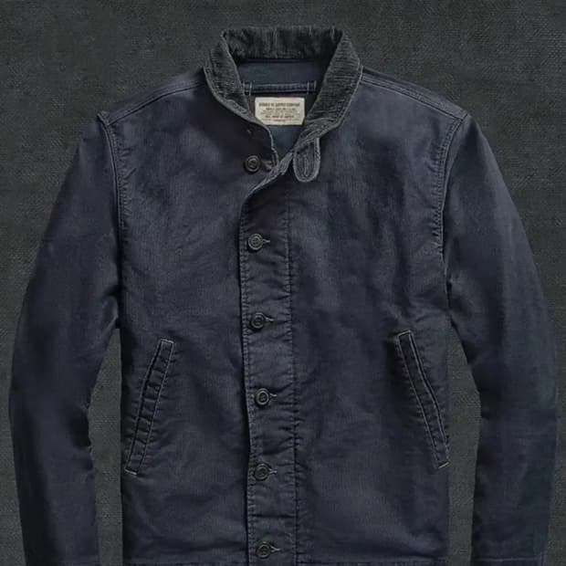 RRL 더블알엘 네이비 덱자켓