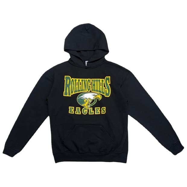 저지스 nublend 롤링 힐스 이글스 그래픽 후드티 블랙 L