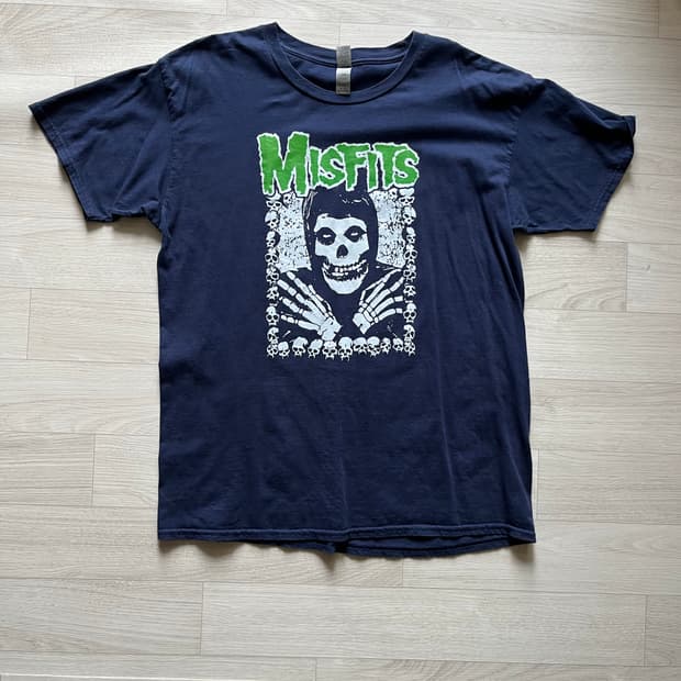 misfits 밴드 티셔츠 길단