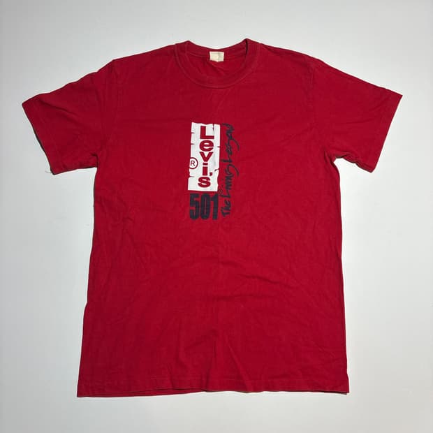 리바이스 레드 빈티지 반팔 티셔츠