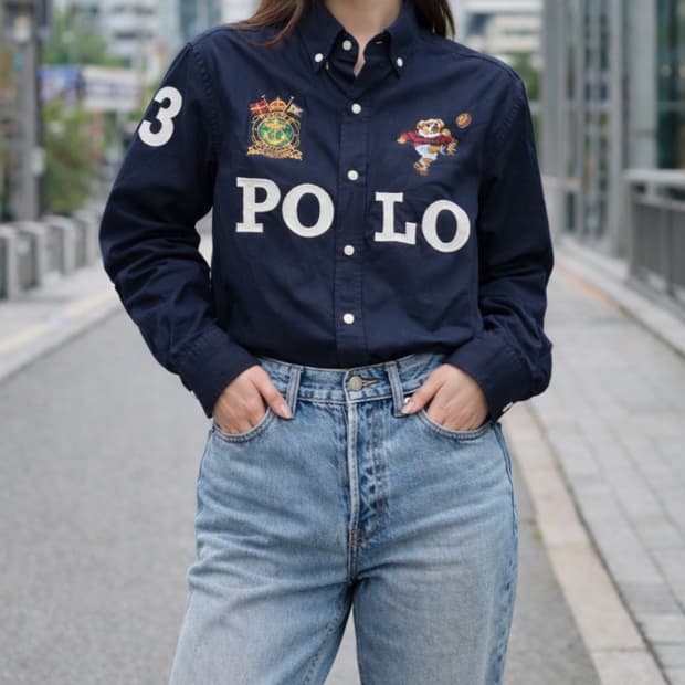 폴로00s베어 남방