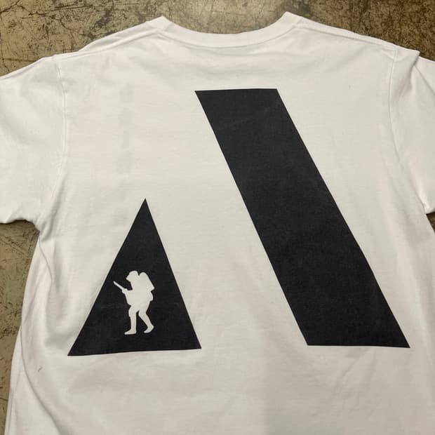 00s 베이프 a bathing ape 스펠아웃 티셔츠
