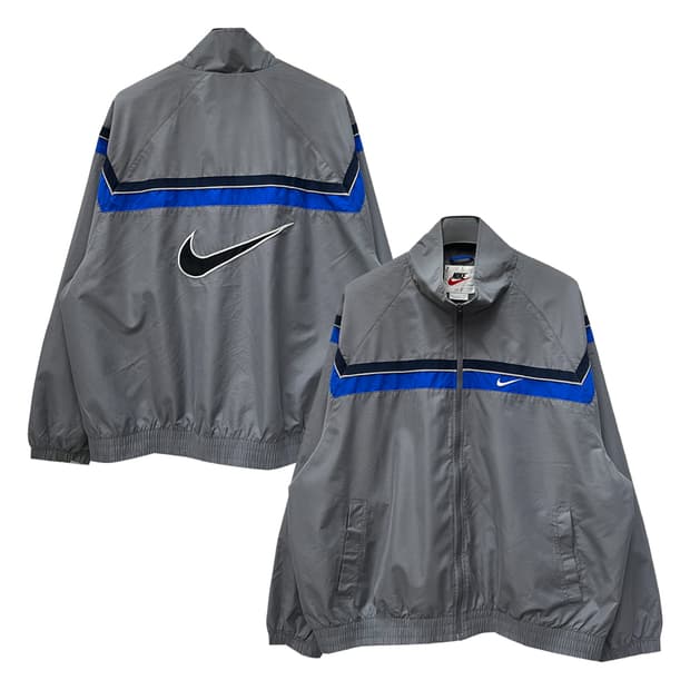 나이키 올드스쿨 빅로고 바람막이 자켓 L