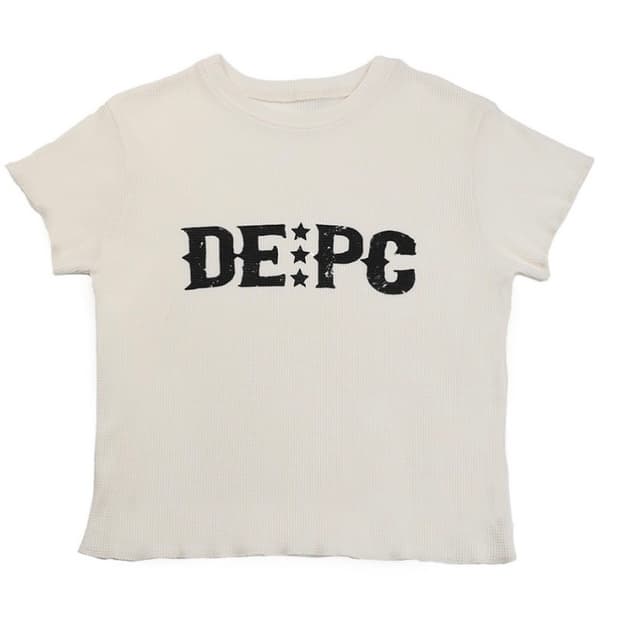 뎁크 depc waffle t-shirt white 
