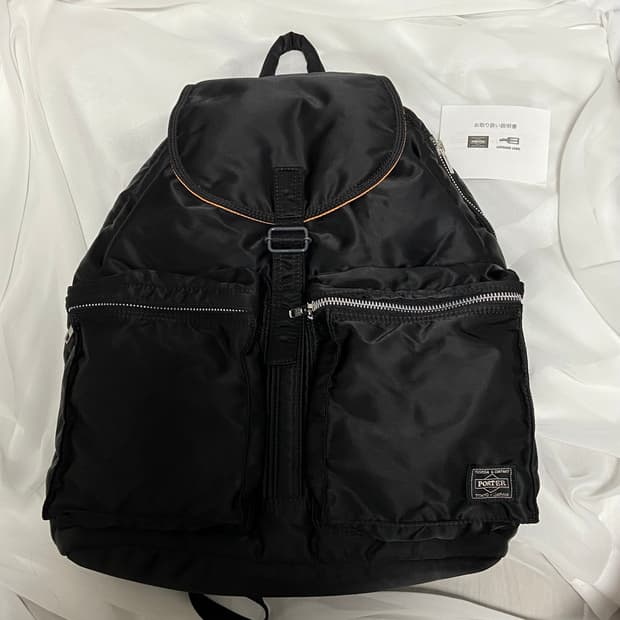 미품)PORTER 포터 탱커 럭색 백팩 지퍼형