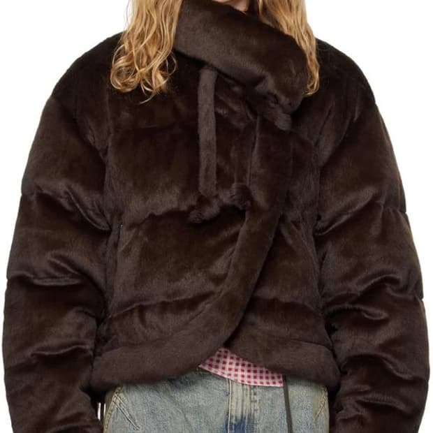 Ottolinger Brown Furry Puffer Padding