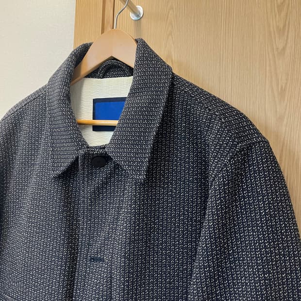 도큐먼트 울 헤링본 자켓