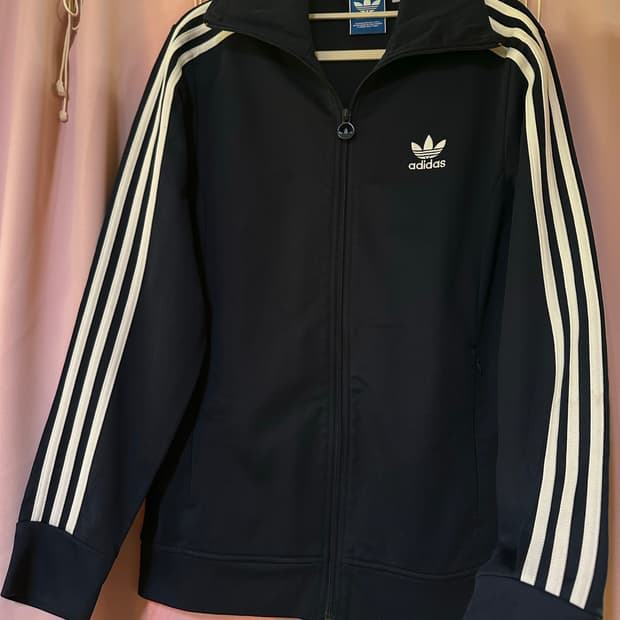 아디다스져지 아디다스 네이비 유로파 트랙탑 불꽃져지 파이어버드 집업