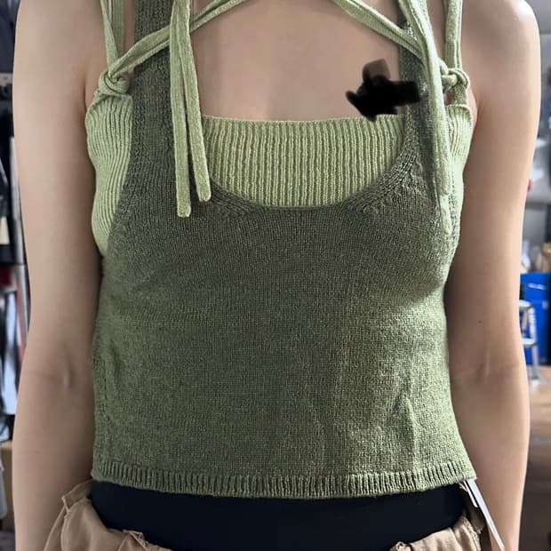 빔즈 재팬 (빔스 재팬) 레이어드 니트 나시 S사이즈