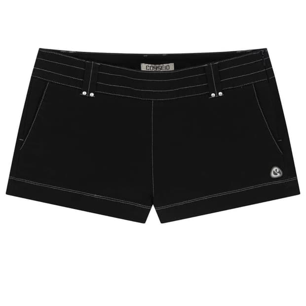 코이세이오 STUD SHORTS BLACK