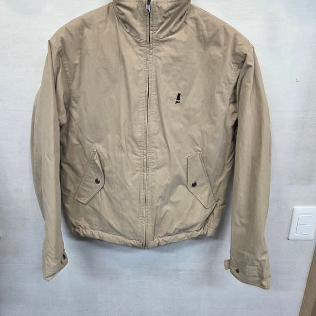 예일 리버시블 퀄팅 해링턴 코튼 자켓 s