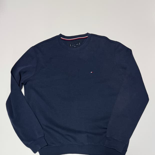 타미힐피거 롱 슬리브 긴팔 맨투맨 XL 네이비