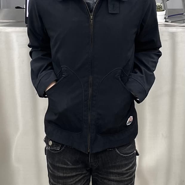 히스테릭 글래머 나일론 블루종 자켓