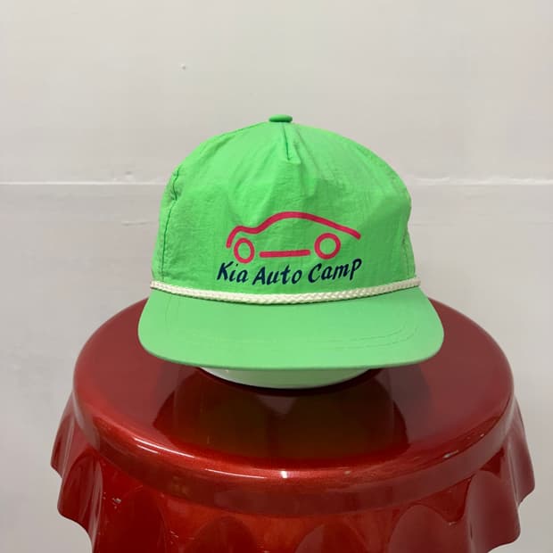90s 기아자동차 기아 오토 캠프 프로모션 캡 made in KOREA