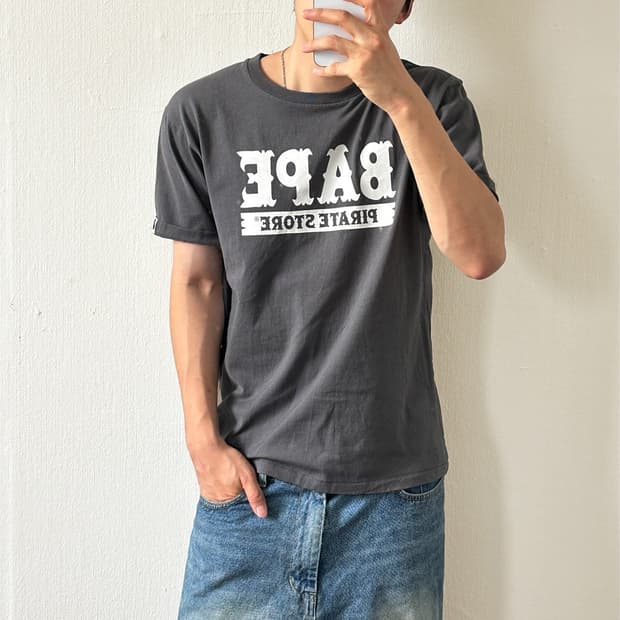 Bape 해적샵 크로스본 반팔티