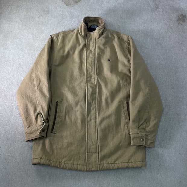 105 폴로랄프로렌 헤링턴 90s 스웨이드 자켓