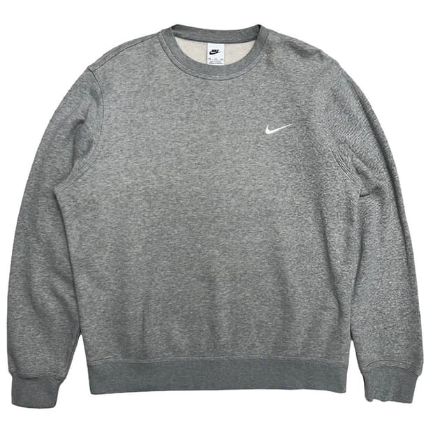 나이키 스우시 맨투맨 그레이 XXL