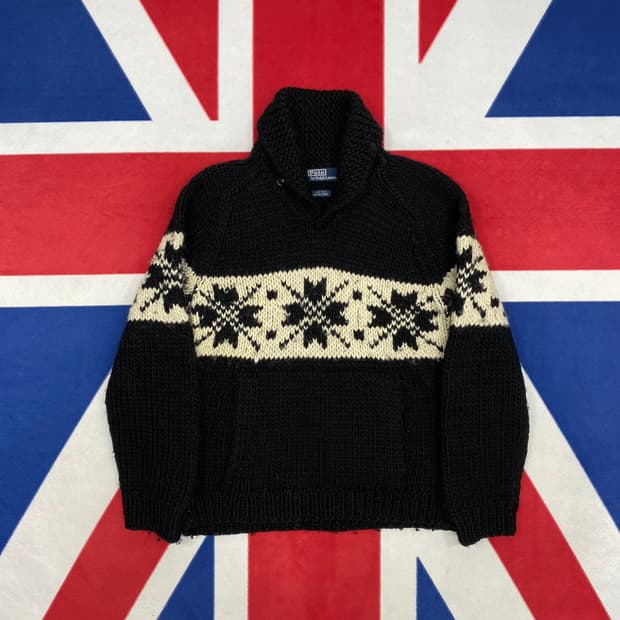 폴로 헤비울 핸드니트 L 