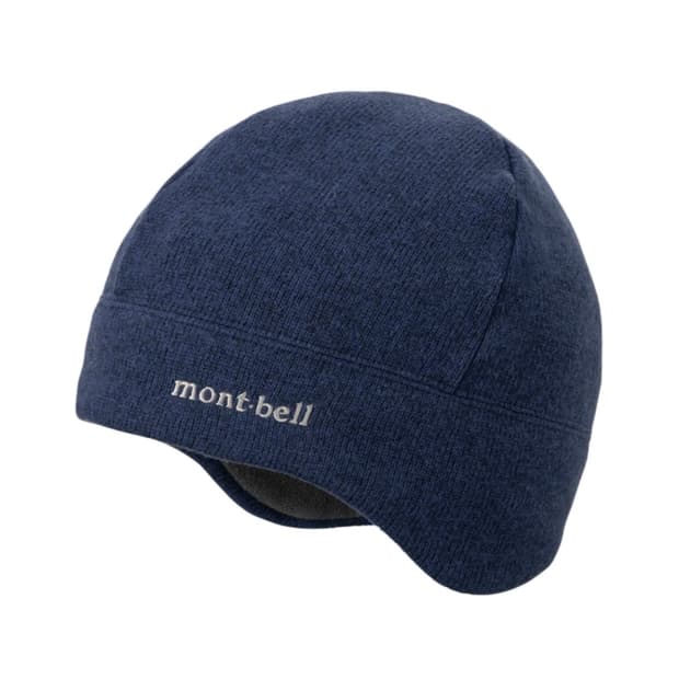 몽벨 클리마플러스 니트 이어 워머 캡 네이비