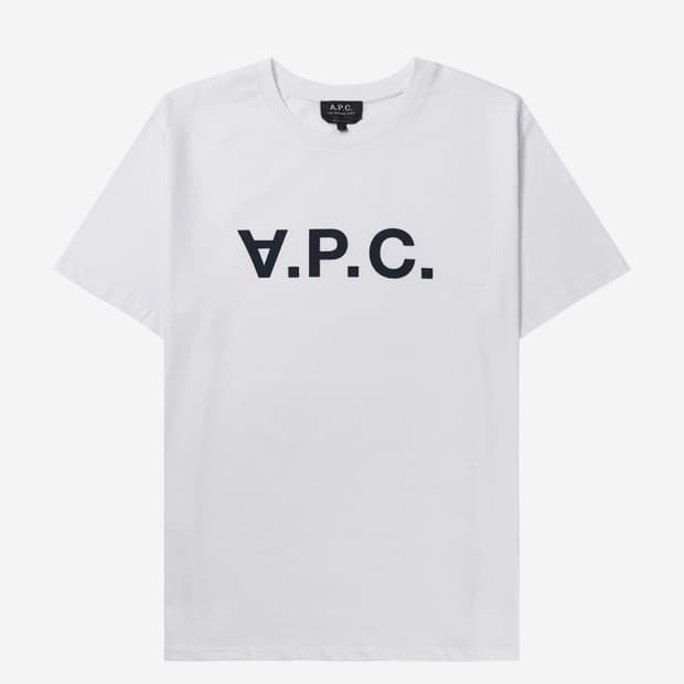 [3XL] 아페쎄 VPC 티셔츠 화이트 다크 네이비