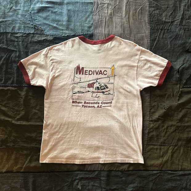 90s USA Vintage Hanes RInger T Shirt