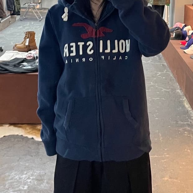 홀리스터 캘리포니아 네이비 후드집업 H1659