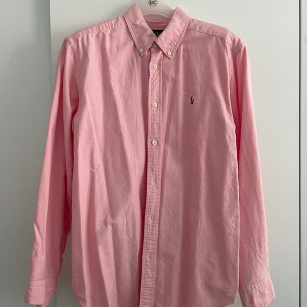 폴로 랄프로렌 핑크 옥스포드 셔츠