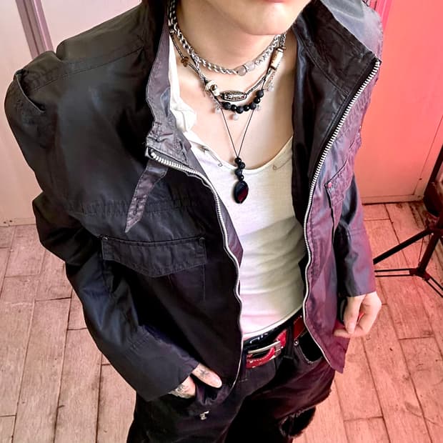 COMME CA ISM coating jacket