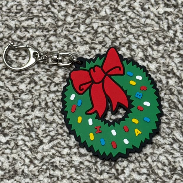 아이앱 크리스마스 리스 키링