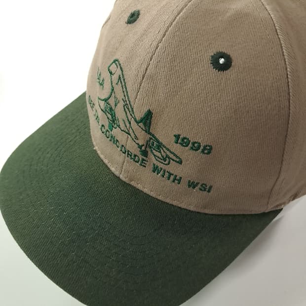 CA471 토퍼스 콩코드 90s 투톤 그린 언더바이저 볼캡 모자