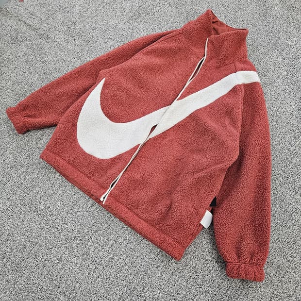 [S(80)] 나이키 여성 뽀글이 리버시블 자켓(지퍼고장) 0102YH1