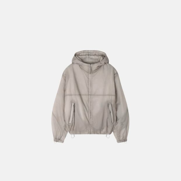 빈티지 그레이 패딩 자켓