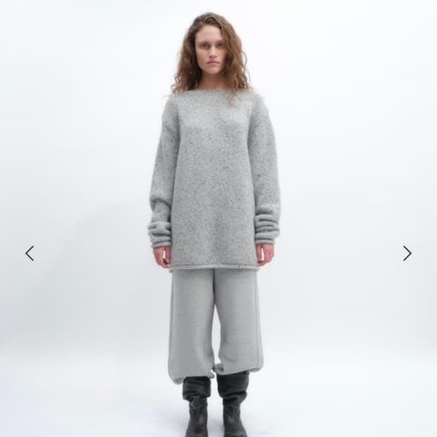 리포스 니트 MOHAIR CREW NECK KNIT