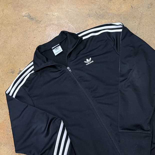 아디다스 검흰 블랙 파이어버드 져지 트랙탑