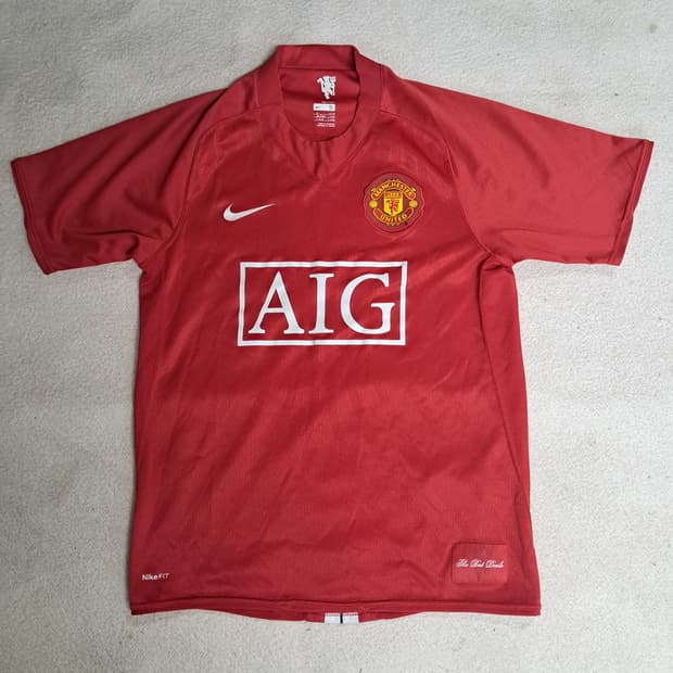 나이키 맨유07-08홈 유니폼