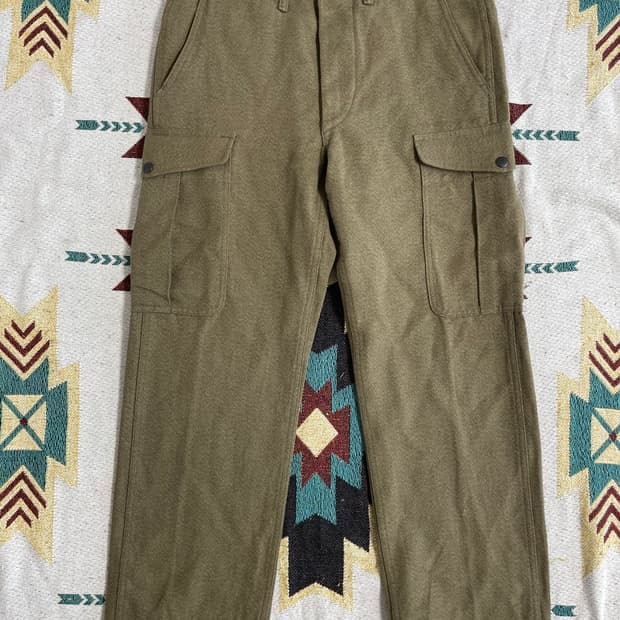 RRL 울 블랜드 말리터리 카고 팬츠