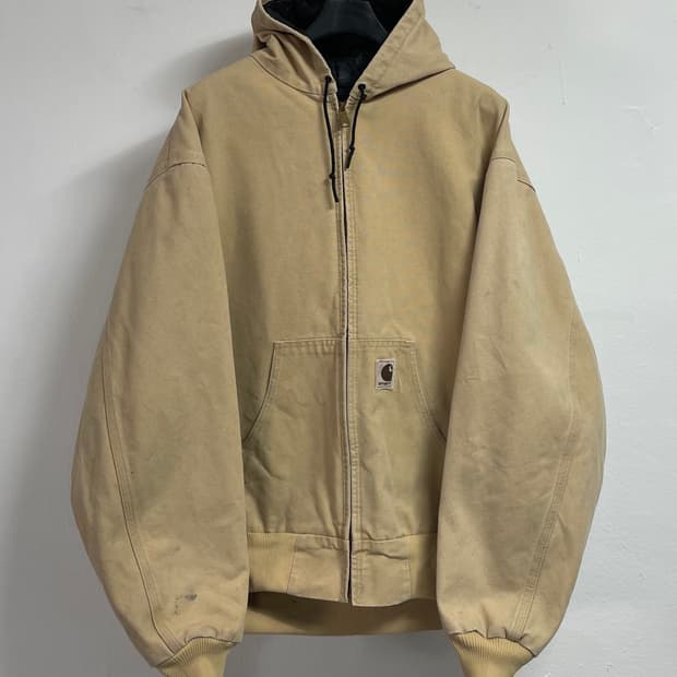 90s 칼하트 J06 WET 덕 액티브 후드 자켓(on.222)